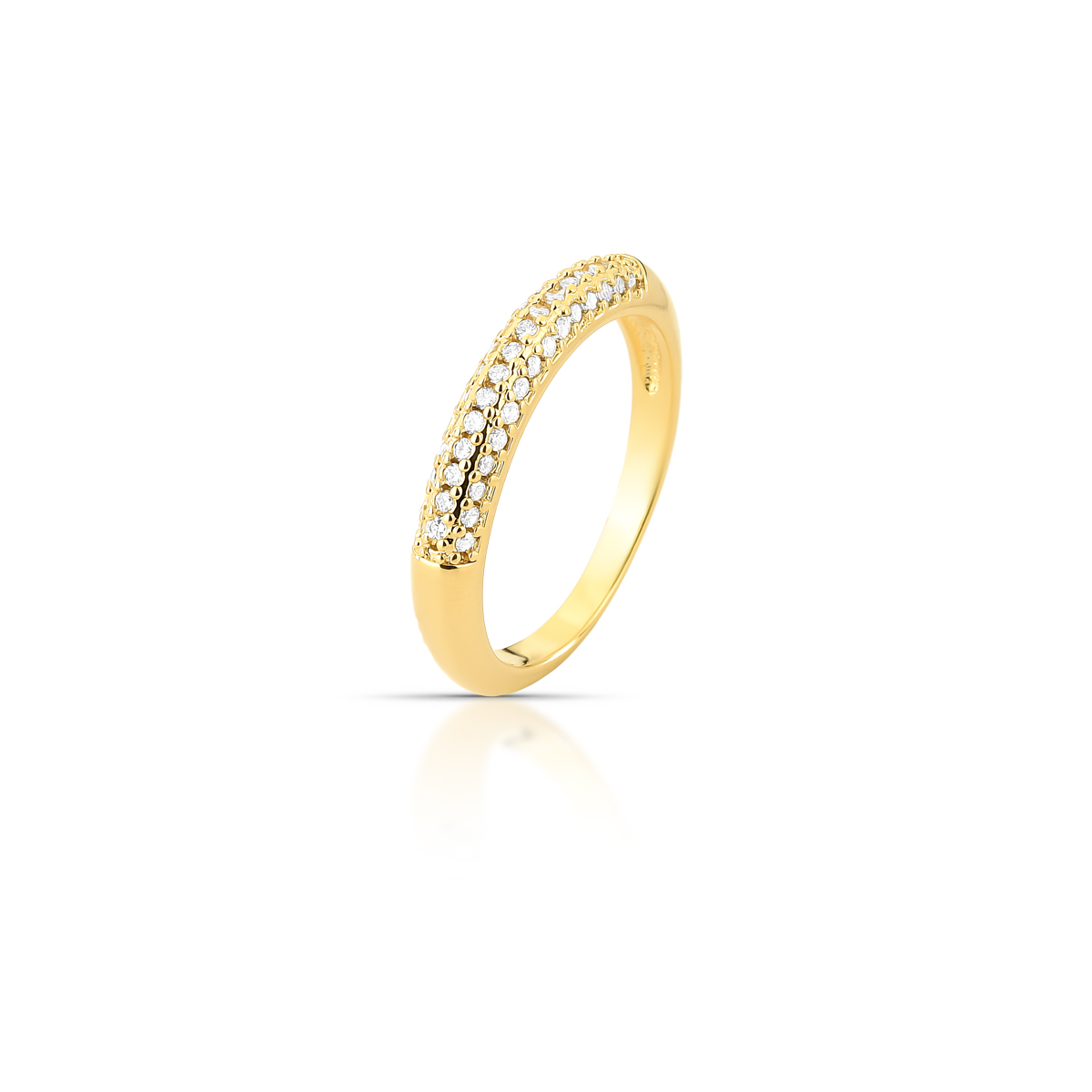 anel pequeno zirconia tamanho 16