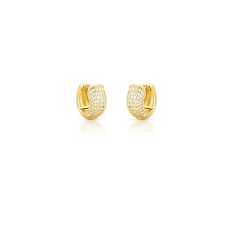 argola cravejada de zirconias curvo frente 6 coluna
