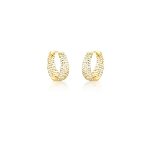 brinco argola zirconia interno e lateral 7 coluna