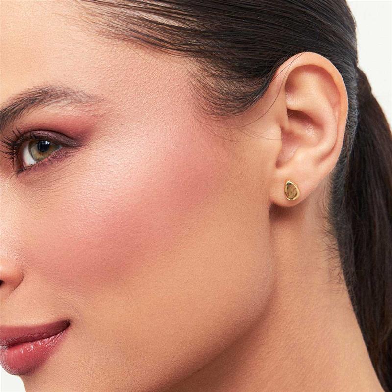 Conjunto Brinco e Colar com Pingente de Gota Liso - Imagem 4