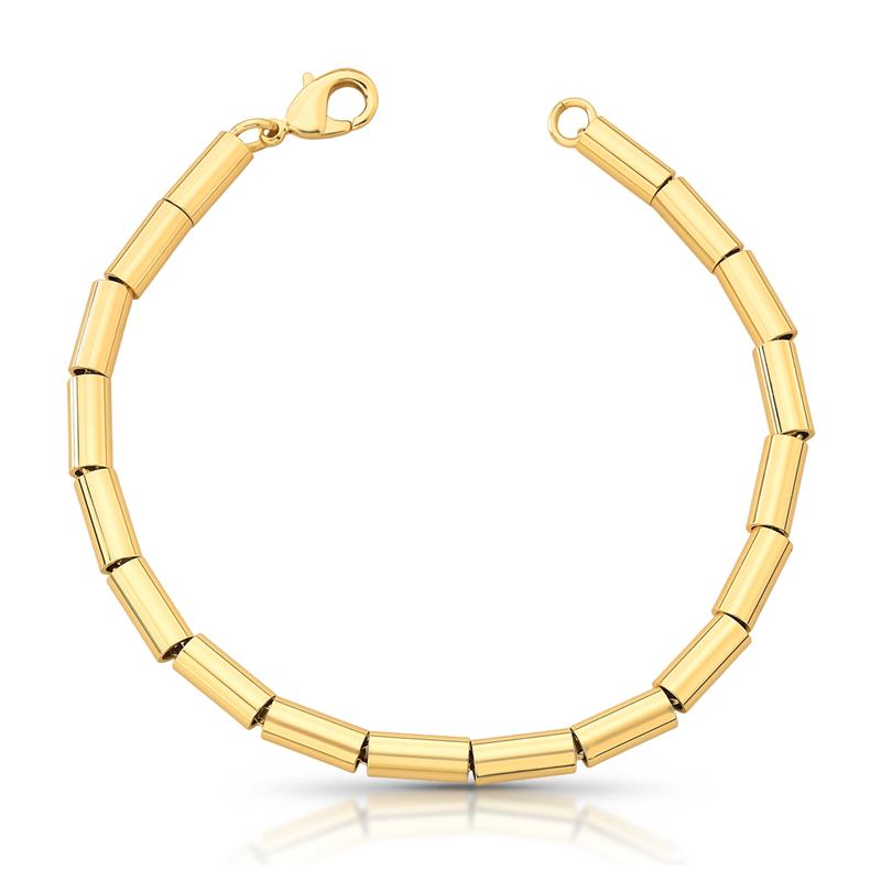 Pulseira com Tubos Lisos
