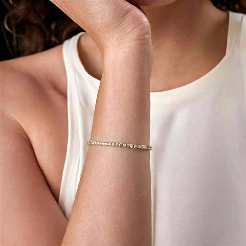 Pulseira Riviera com Cristais Redondos - Imagem 2