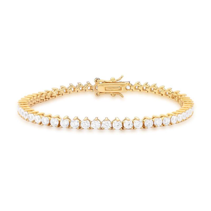 Pulseira Riviera com Cristais Redondos